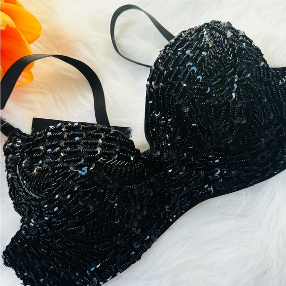 Fashion Nova Sequin Bralette - Picture 3 of 4